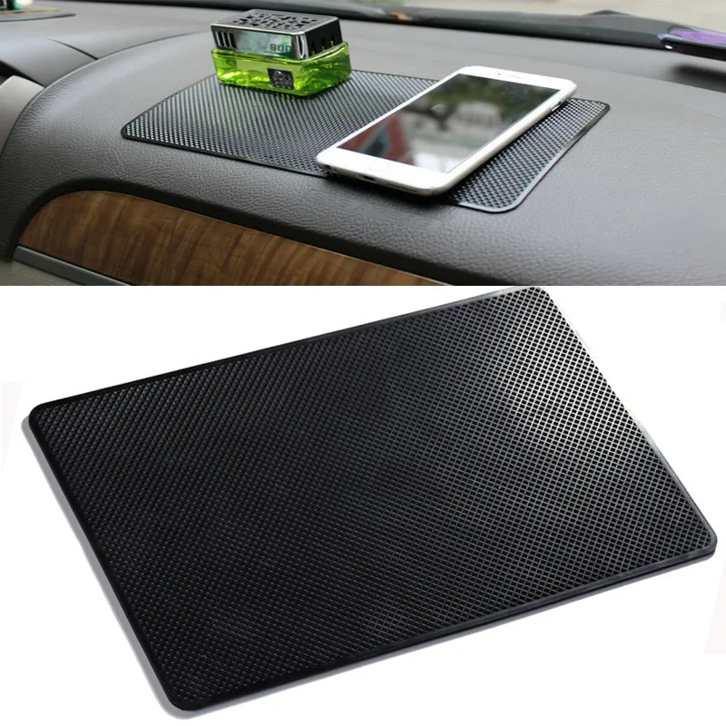 

27x15cm Car Dashboard Sticky Anti-Slip PVC Mat Auto Non-Slip Sticky Gel Pad for Phone Sunglasses Holder Anti Slip Mat