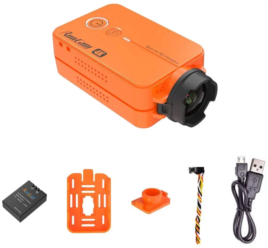 RunCam 2 RunCam2 4K 1080P HD Wing Drone Action กล้องกีฬา WiFi APP บันทึก Quadcopter อุปกรณ์เสริม