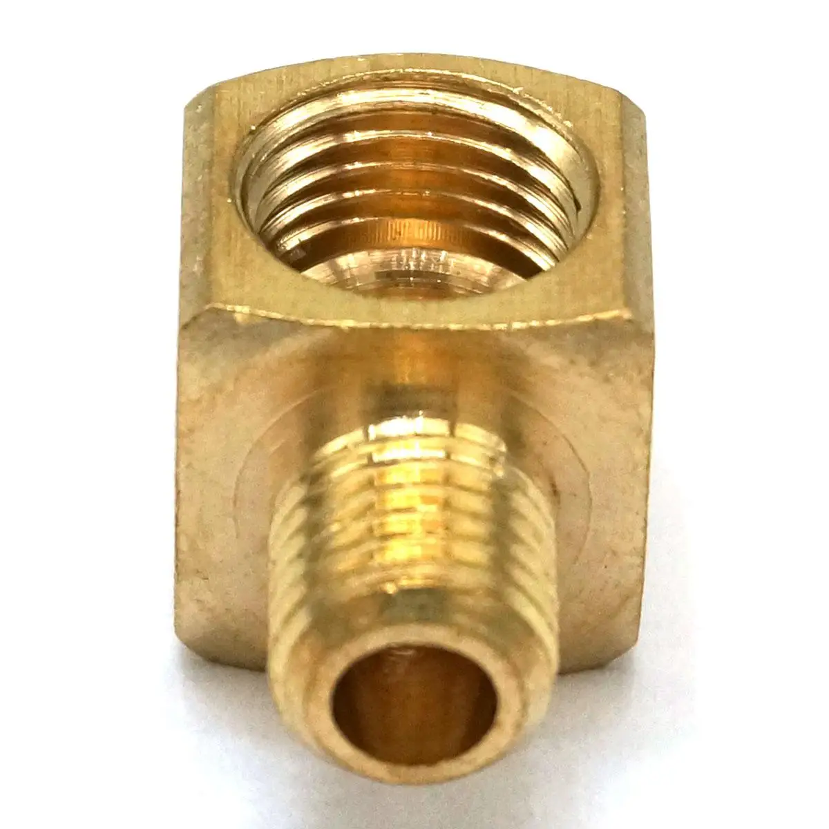 Innengewinde 90 Grad Ellenbogen Messing Rohr Fitting Anschluss Adapter Schlauch Rohr Fitting M8 männlichen zu M10x1mm