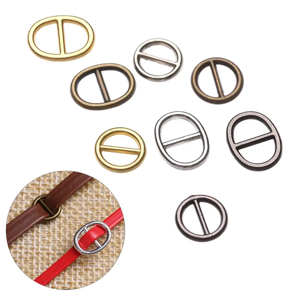 20/40Pcs Mini buckles Newest 5mm/6mm Mini Ultra-small Tri-glide Belt Buckle Doll Bags Buckles DIy Doll Buttons Shoes Accessories