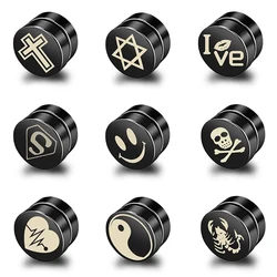 2023 Fake Piercing Mens Strong Magnet Magnetic Round Ear Studs Non Piercing Earrings for Women Body Jewelry Accessories