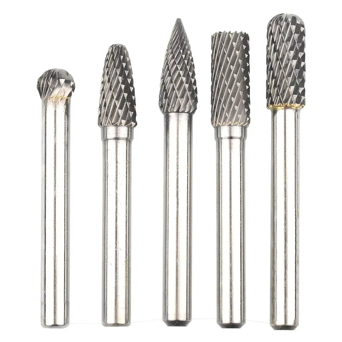 Broca com cabeça de texto dupla 5 tamanhos 6*8mm, ferramenta rotativa de carboneto de tungstênio, moedor, ferramentas abrasivas para entalhar d30