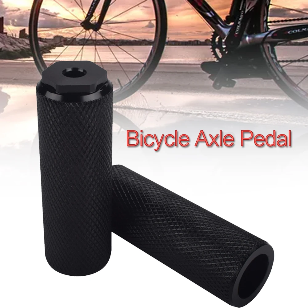 MTB Bike Pedal Anti-Slip Front Foot Pick 6-9MM hole BMX Mountain Bike BPedal Alloy Foot Stunt Pegs Cylinde