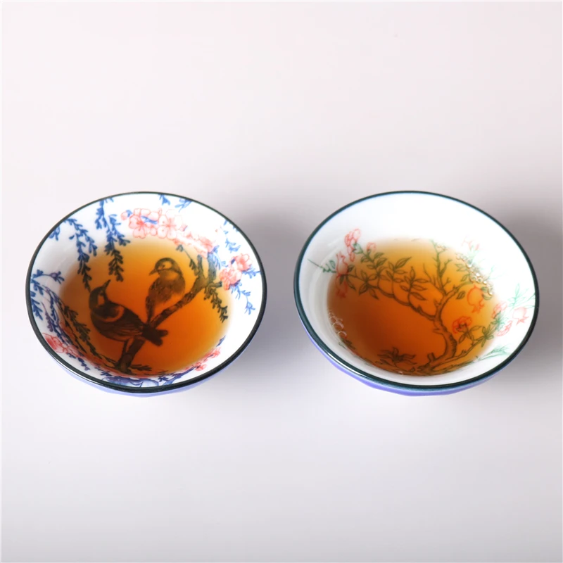 Teacup Ceramic Set for Household, Retro Chinese Single Master Cup Hat, High-end Personality, Large Treatment Price, No. YZ94