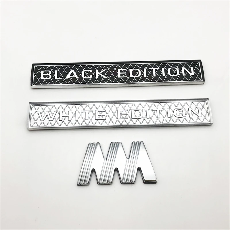 For White Edition /Black Edition Emblem Sticker Cover For Toyota Land Cruiser M 200 LC200 FJ200  3D Accessories