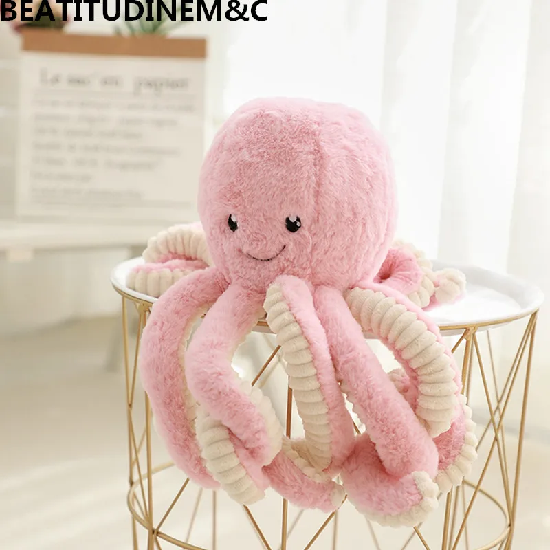 New Simulation 18/40/60/80cm Rabbit hair big octopus doll octopus Plush Toys Kids Toy Home Decoration Christmas Gifts