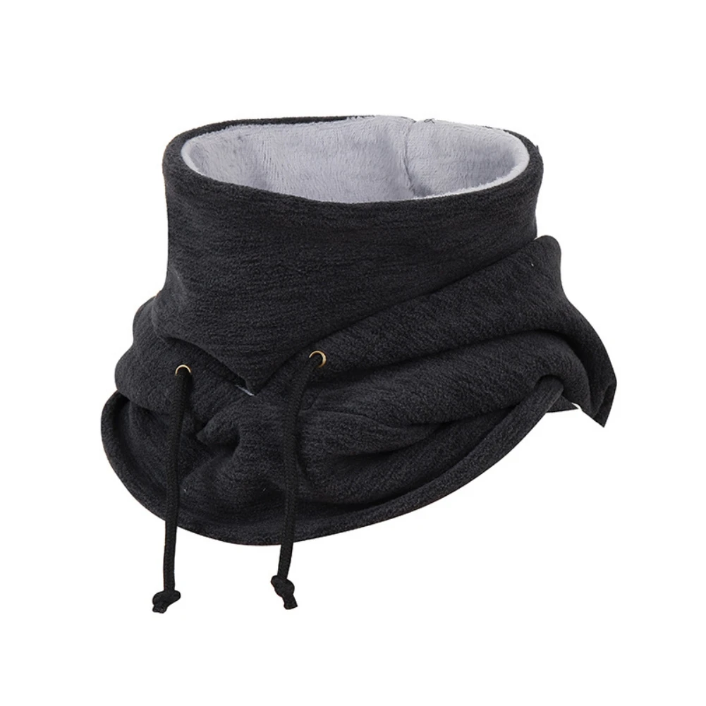 Men Balaclava Ski Cycling Caps Fleece Hood Windproof Face Mask Outdoor Neck Warmmer Winter Bicycle Thermal Fleece Balaclava Hats