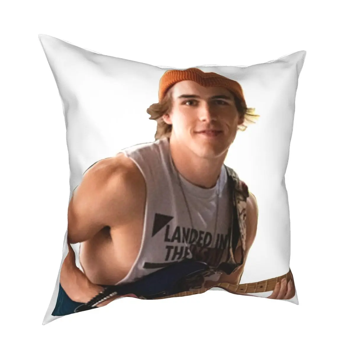 Charlie Gillespie Luke Patterson Square Pillowcase Pattern Zip Decor for Sofa Cushion Cover 45*45cm