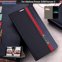 For Ulefone Power 3 Pu Leather Flip Book Case For Oukitel K6 Tpu Silicone Back Cover For Vernee X Ulefone Power 3S Business Case