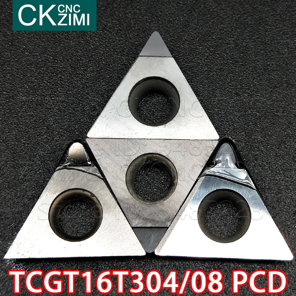 

TCGT16T304 PCD TCGT16T308 PCD вставки алмазные вставки токарные вставки инструменты CNC металлический токарный инструмент TCGT 16T3 для медного алюминия