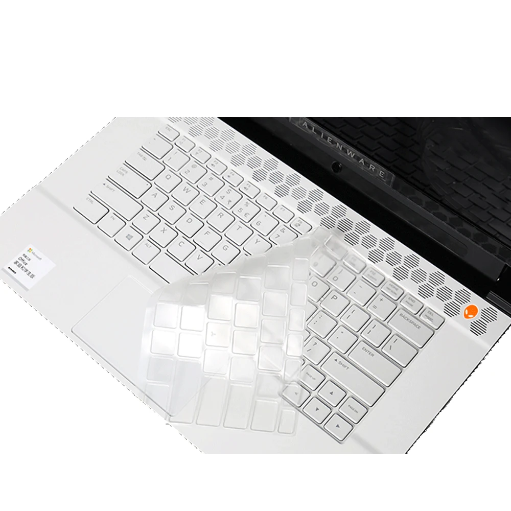 M15 Keyboard Covers for Dell Alienware M15 M17 R3 R2 2020 US Enter laptop dust protector cover silicone skin clear  low price