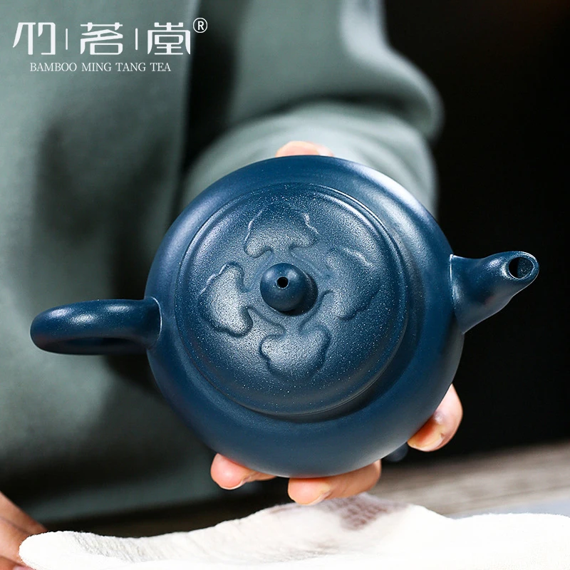 

|Bamboo tea hall yixing clay teapot hot style the azure sources are recommended handmade tea sets