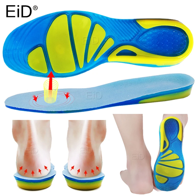 

Gel Insole Silicone orthopedic arch support Non-Slip Soft Insoles inserts flat feet orthotic shoes sole Plantar Fasciitis Unisex