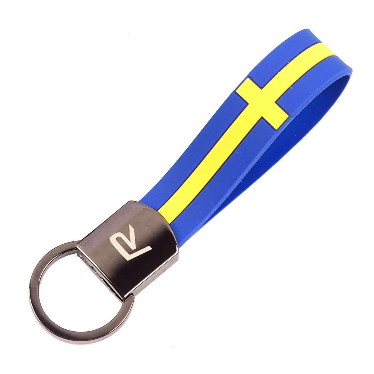 1 PCS Key Chain Ring For Volvo Rdesign XC90 XC60 XC40 S90 S80 S60 V70 V60 V50 V40 S40 C30 Sweden Flag Key Chain