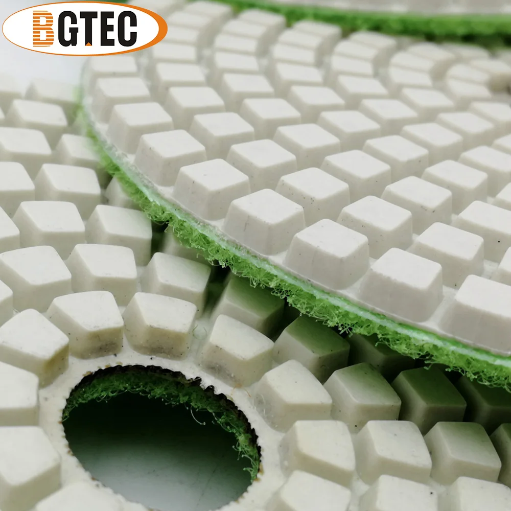 BGTEC, 4 дюйма, 6 шт., № 1500, мокрые Алмазные Гибкие Полировальные Диски, 100 мм, шлифовальный диск для гранита, мрамора, керамики