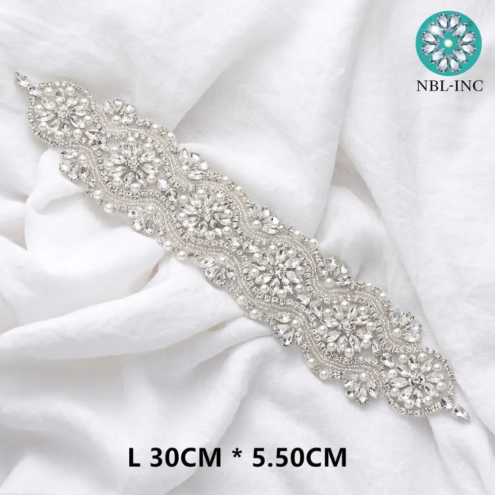 (1PC) Rhinestones bridal belt diamond wedding dress belt crystal wedding sash for wedding dress accessories WDD1119