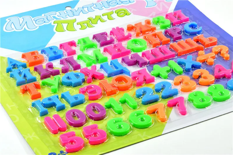 Russian Alphabet Fridge Refrigerator Message Board Kids Magnetic Letters Children Educational & Learning Toys Magnets Alphabets