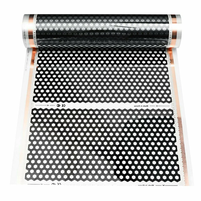 Promotion! Floor Heating 50CMx2M Honeycomb Heater Electric Infrared Heated Floor Film 220V