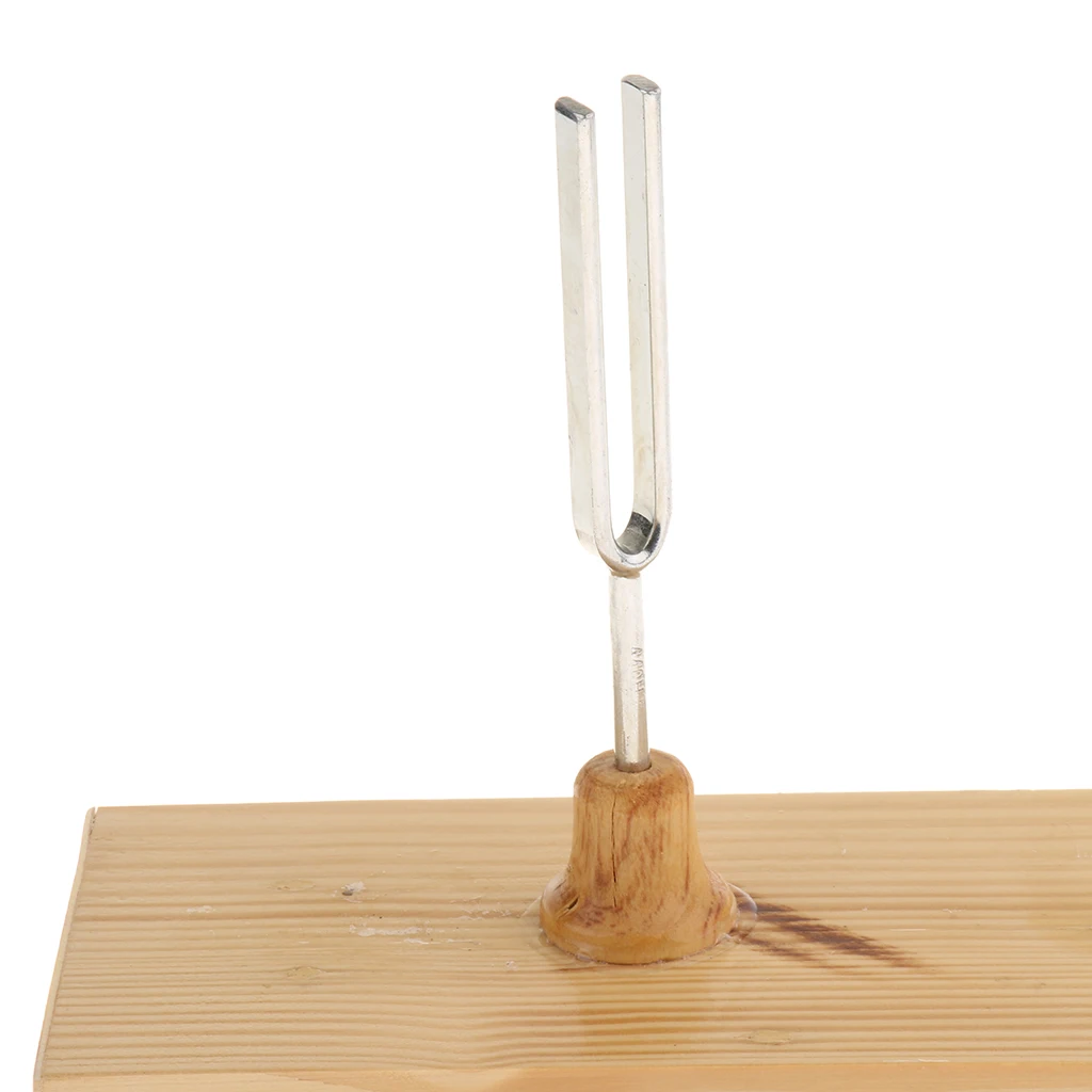 440 Hz Tuning Fork with Resonance Box in Wood Acoustic  for Musical Instruments