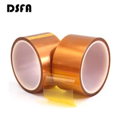 20/25/30/40/50/100 millimetri Double-sided Nastro Kapton Polyimide Alta Temperatura calore Adesivo Isolante Nastro Adesivo 0.1 millimetri di Spessore