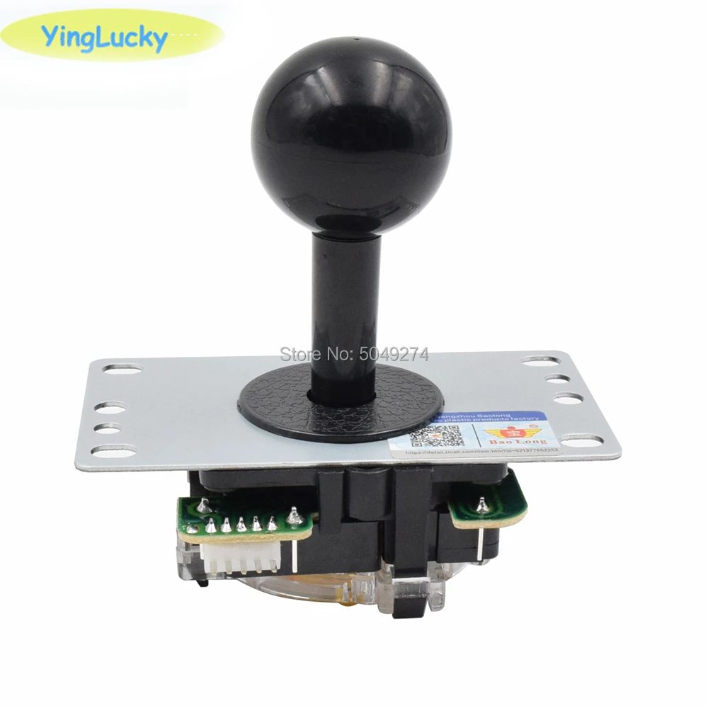 New high-quality copy  sanwa joystick  5pin 8yt arcade joystick with octagonal limiter and LB -35mm top ball for arcade cabinet