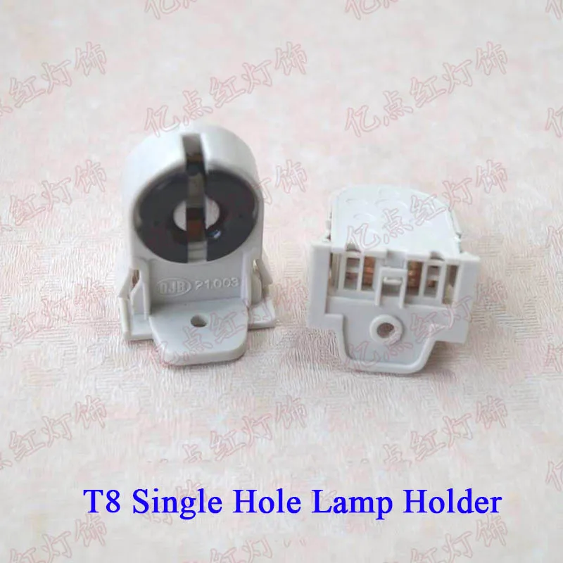 G13 T8 Lamp Holder Base Display Light Socket Aging Test Lamp Base LED Fluorescent Tube Integrated Bracket Ligt Socket