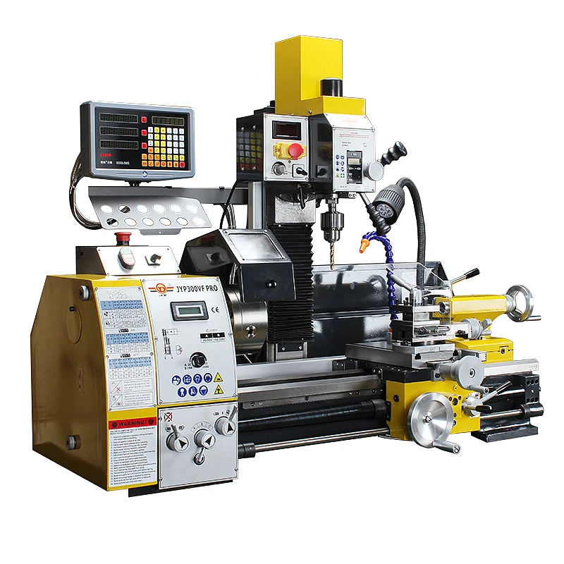 JYP300VF Household Lathe, Small Multi-function Lathe, Bench Drill, Turning, Drilling And Milling Machine, Metal Milling Machine