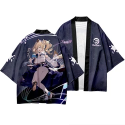 Sexy Beach Yukata Kawaii Cartoon Anime Loose Japanese Streetwear Cardigan Women Men Harajuku Haori Kimono Cosplay Top Shirts