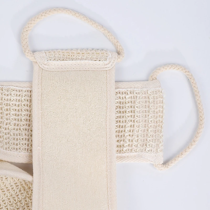 القطن الكتان فرش فوط استحمام فرك التقشير الخلفي الطين تقشير الجسم غرفة استحمام وتدليك مرنة الغسيل الجلد نظيفة