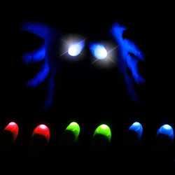 1 pair of interesting novelty high quality thumb lights can dance finger lights stage magic props children toys gifts