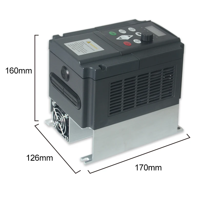 Imagem -02 - Inversores de Frequência Variável Vfd Conversor de Frequência de 110v para 220v Entrada Fases Saída de 110v