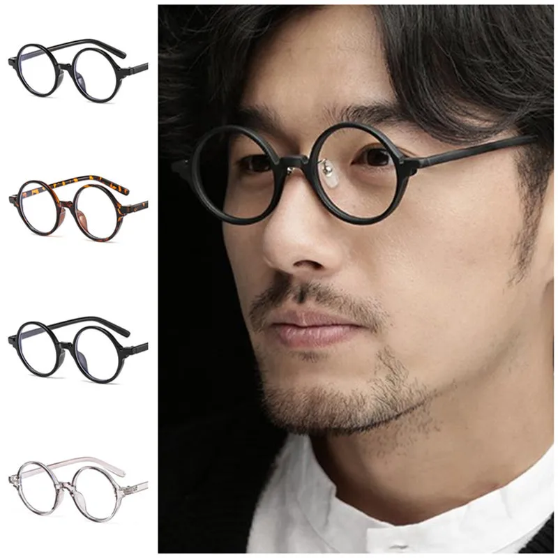 

Fashion Anti-Blue Glasses Women & Men Optical Eyewear Retro Art Spectacles Round Frame Eyeglasses