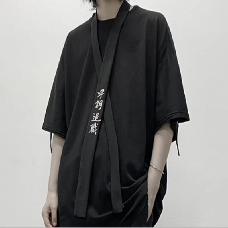 Summer women's new short sleeves ripping edge clipping round collar pure color loose contracted short sleeves T-shirt thin