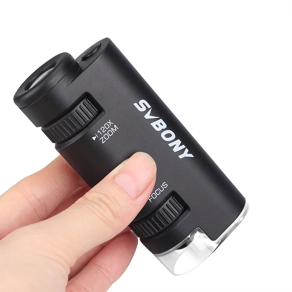 Svbony SV603 60x-120x Tragbares Handmikroskop mit LED-Lichtquelle und Einstellmöglichkeit zur Förderung des Interesses von Kindern – Detail 16