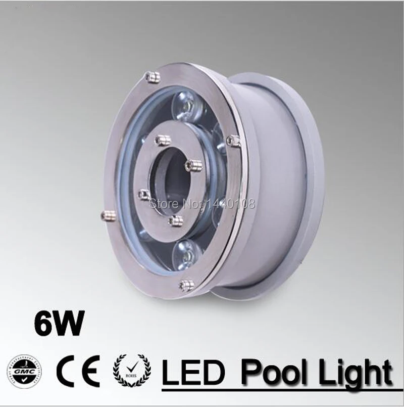 

3pcs 6w IP68 LED Fountain Underwater Lights Boat 12v Pond For Ponds Swimming Pools AC12V Waterproof Garden Pool Outdoor Lighting