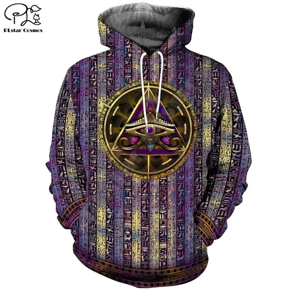 PLstar Cosmos Horus Egyptian Pharaoh Anubis Ancient Egypt NewFashion Unisex 3DPrint Zipper/Hoodies/Sweatshirt/Jacket/MenWomen T5