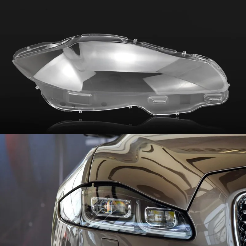 

Car Headlight Lens For Jaguar XJ XJL 2010~2019 Car Headlamp Lens Replacement Auto Shell Cover