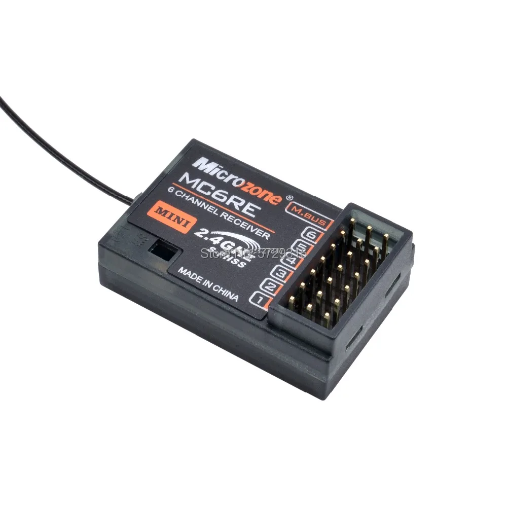 MicroZone 2.4G 6CH MC6C Remote Controller Transmitter Receiver Radio System for RC Airplane Drone Multirotor Helicopter Car Boat