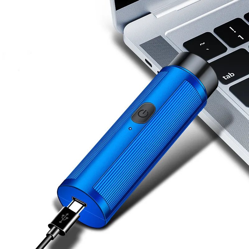 Mini elétrico navalha portátil carro navalha viagem barba faca auto-serviço barbeiro