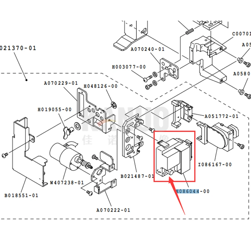 (3PCS/LOT) H086044 Back Print Ink Ribbon Cassette for Noritsu QSS 2901/2911/3001/3011/3001/3201/3300/3501/3701/3702 Minilab