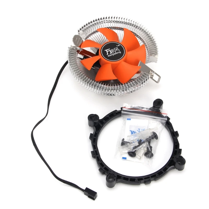 2200rpm CPU Cooler CPU Quiet Fan 7 Big Blades CPU Cooling Heatsink for Intel LGA775/1155 for AMD AM2/3, Air Cooling Fan