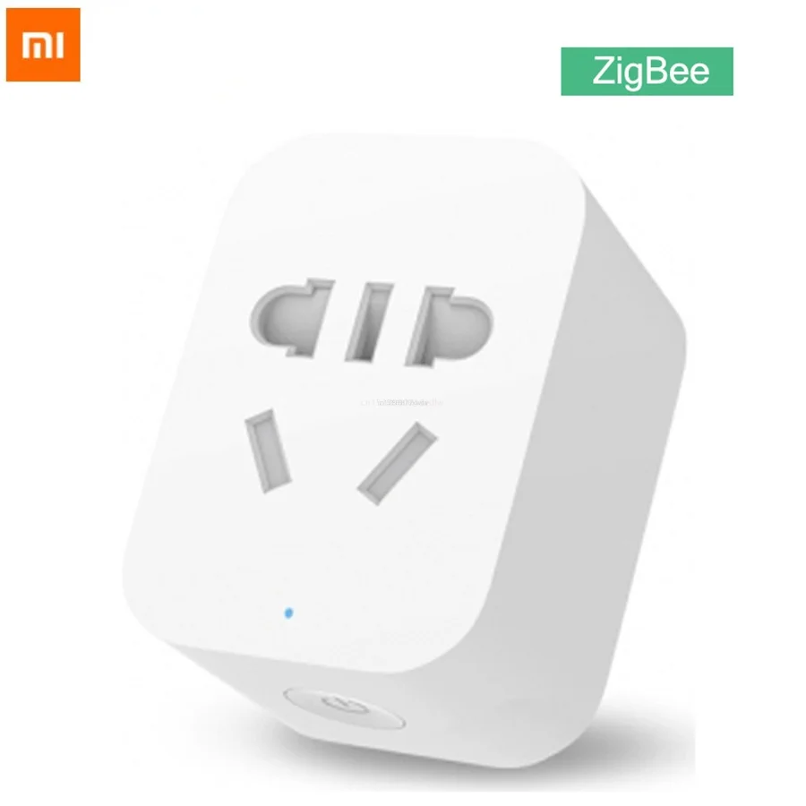 Xiaomi Mijia Smart Socket Plug Zigbee Version WiFi Wireless Remote Socket Adapter Power Timer Switch On And Off For Smart Mi APP