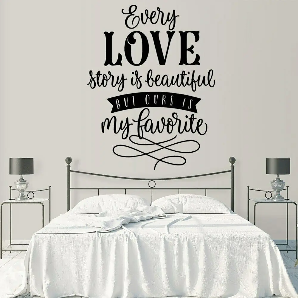 Fashionable Love Wall Decals Kids Room Home Decor Vinyl Wall Stickers For Living Room Modern Home Interior Design Art Mural W282