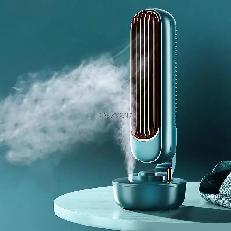 Ventilador de refrigeración sin hojas para el hogar y la Oficina, Humidificador multifuncional de escritorio, silencioso, nuevo, 2021