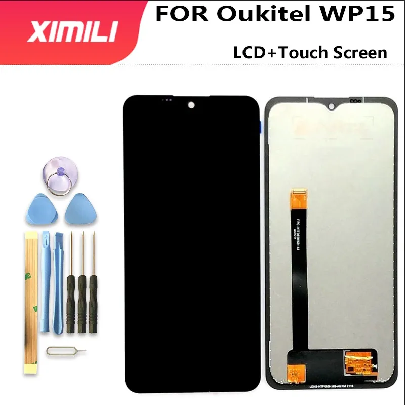 Oryginalny wyświetlacz LCD 6.52 "Oukitel WP15 + ekran dotykowy100 % oryginalny przetestowany wyświetlacz LCD wymiana panelu DigitizerGlass dla Oukitel WP13