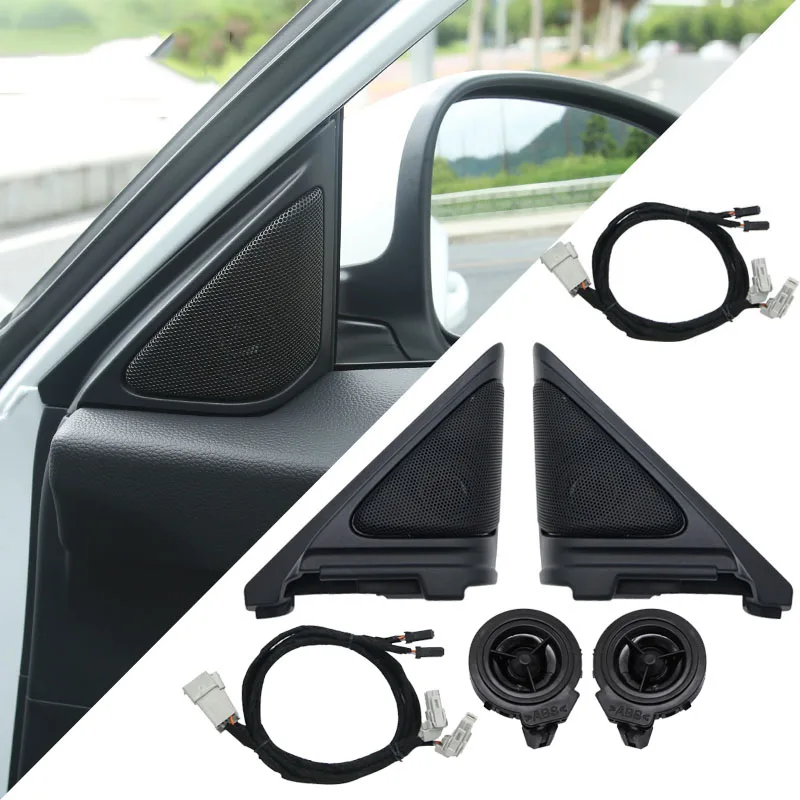 

Car Modified upgrade accessories A-pillar Door treble Stereo Speaker 1 Pair Fit For Honda Accord sedan 4DR 2018-2019