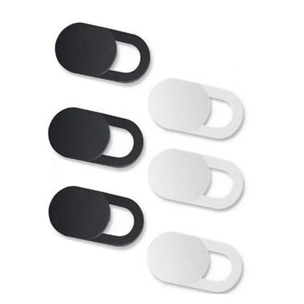 3/6Pcs รูปไข่กล้องโทรศัพท์มือถือสติกเกอร์เว็บแคมป้องกันแล็ปท็อปกล้องป้องกัน Cover ป้องกันฝุ่นเลื่อนฝาครอบ