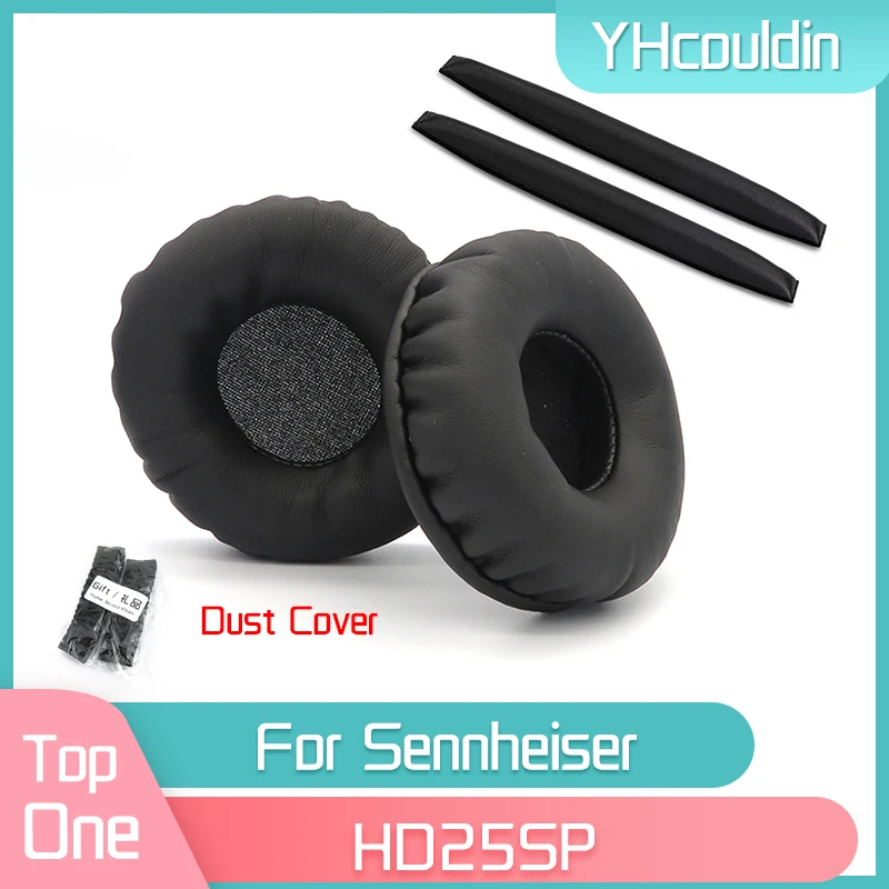 Ohrpolster für Sennheiser HD25SP Stirnband Kopfhörer Polsterset Kissen Abdeckungen PU Ohr Pad Ersatz