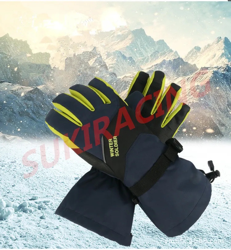 

Motorcycle Cycling Waterproof Gloves Men Women Touch Screen Riding Gloves Cold Weather Thermal Gloves Skiting Cycling Training