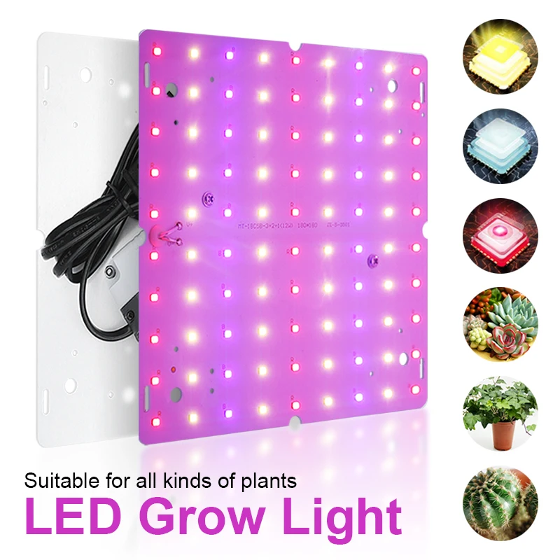 LED quantum board plant light 90/144 LED full-spectrum plant light, suitable for indoor plant light greenhouse plant growth hydr